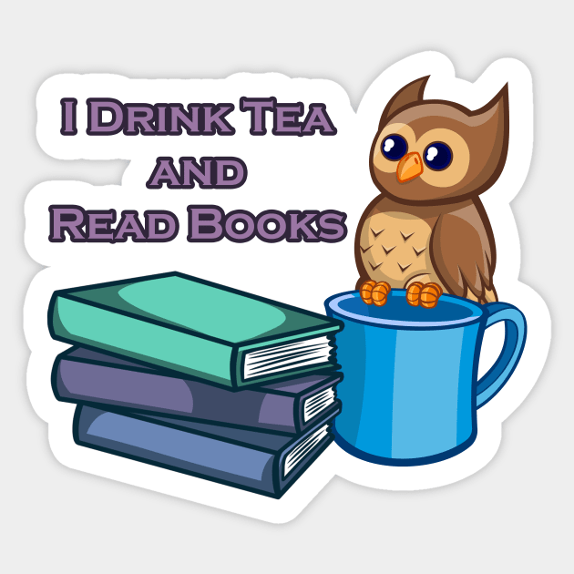 Tea and Books Sticker by SJAdventures